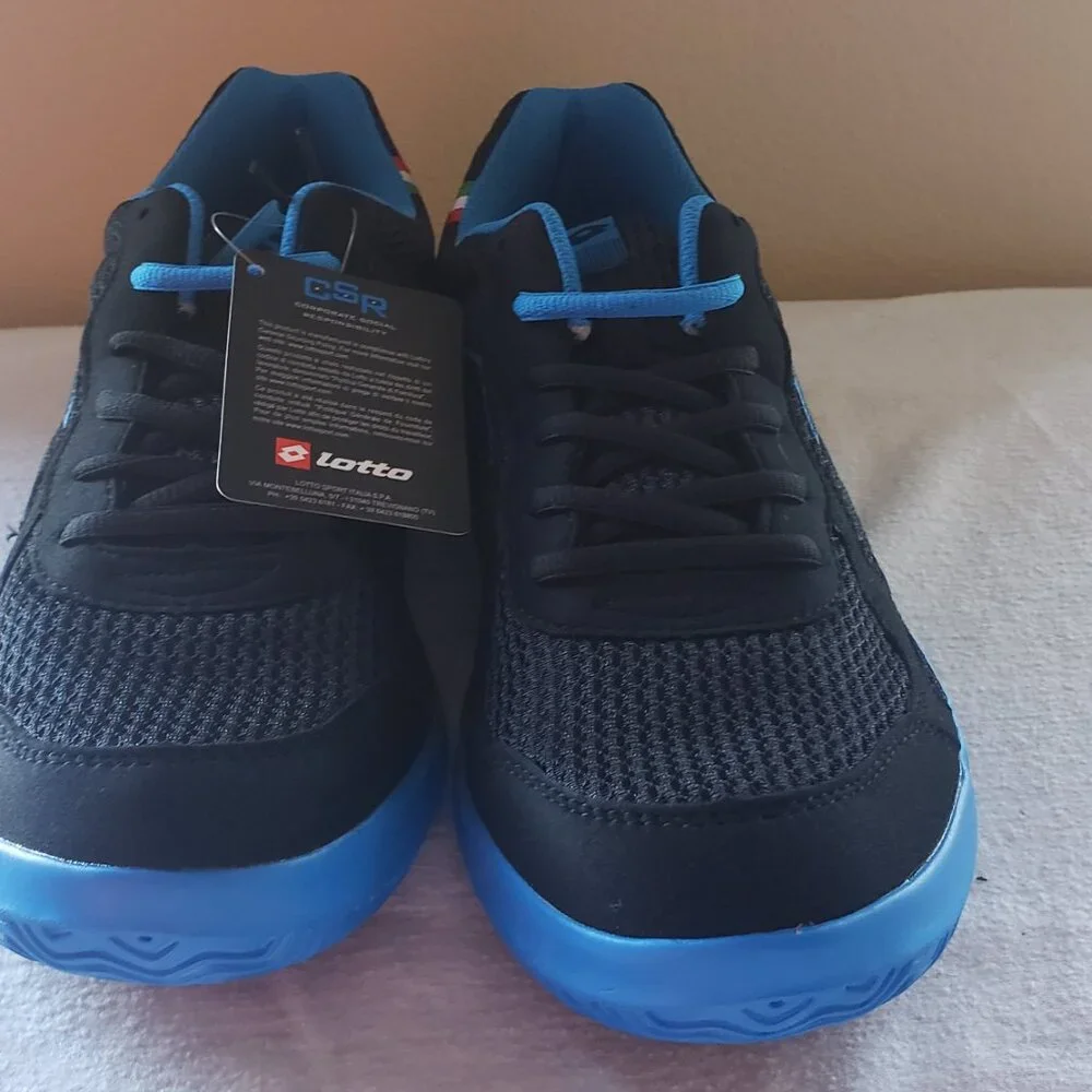 New Lotto Black Blue Moon Sneakers. Men 11 - Picture 5 of 14